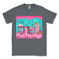 Charcoal Heather pink christmas coffee Classic Tee - Jasminsmagicworld