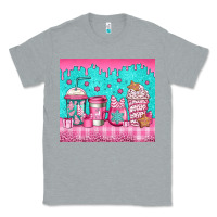 Heather Grey pink christmas coffee Classic Tee - Jasminsmagicworld