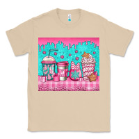 Mushroom pink christmas coffee Classic Tee - Jasminsmagicworld