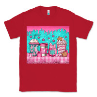 Red pink christmas coffee Classic Tee - Jasminsmagicworld
