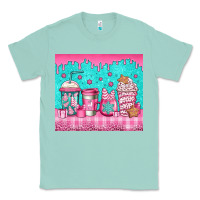 Seafoam pink christmas coffee Classic Tee - Jasminsmagicworld