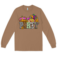 Toasted Coconut mardi gras  party olivia Long Sleeve Tee - OliviaCreatesArt