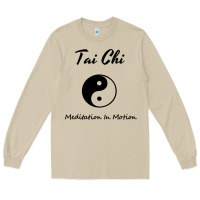 Mushroom Tai Chi T, Meditation In Motion, Martial Arts Gift Long Sleeve Tee - longCreatives