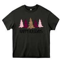Asphalt Happy Holidays Tree Heavy Core Tee - Bettercallsaul