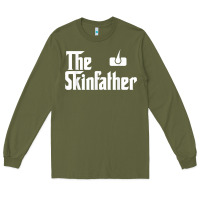 The Skin Father Funny Dermatology Dermatologist Gift Long Sleeve Tee | Teevron