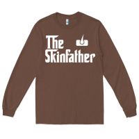 Chestnut The Skin Father Funny Dermatology Dermatologist Gift Long Sleeve Tee - longCreatives