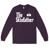 Plum The Skin Father Funny Dermatology Dermatologist Gift Long Sleeve Tee - longCreatives