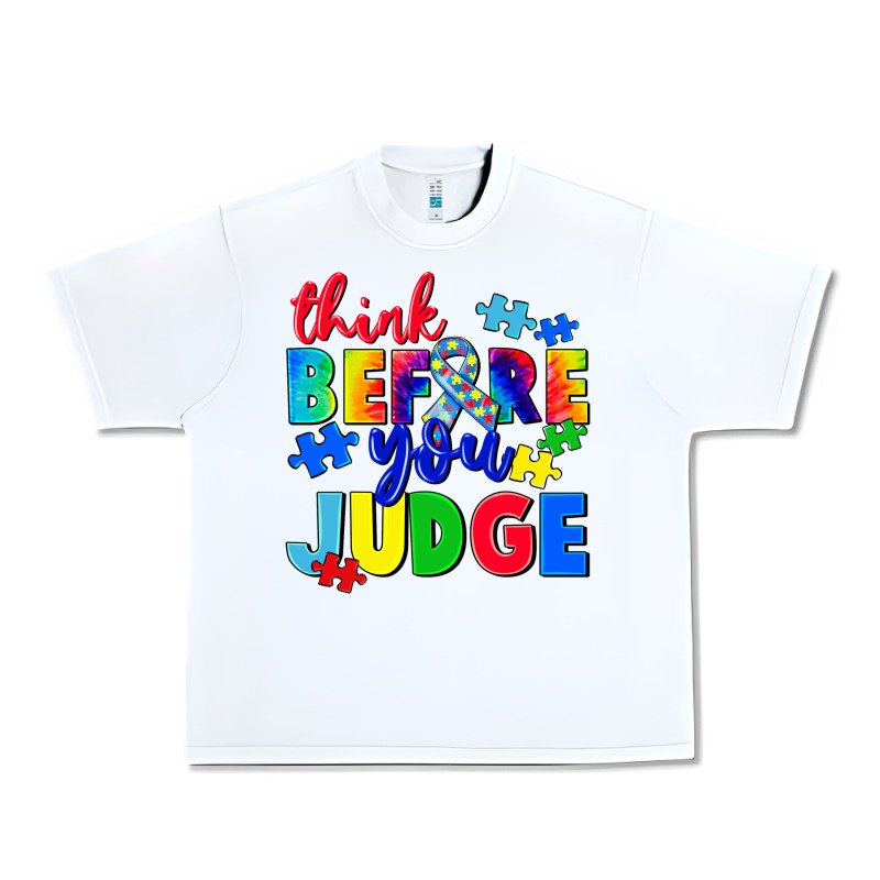 Think Before You Judge Urban Heavy Tee by CowGirlArtShop | Teevron