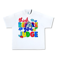 White think before you judge Urban Heavy Tee - CowGirlArtShop