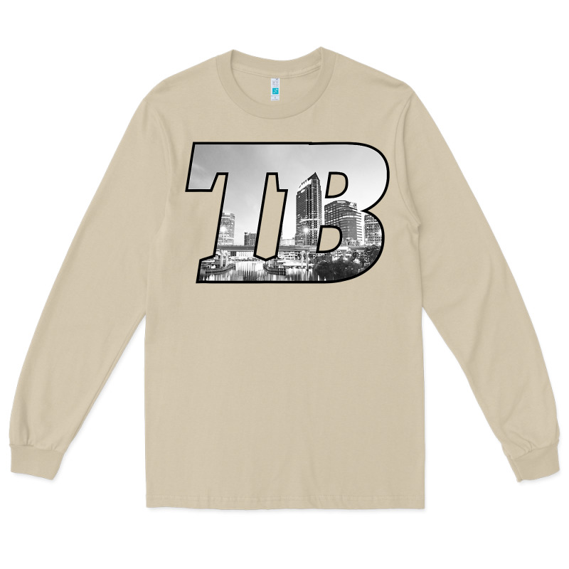 Tb Tampa Bay City Skyline Of Tampa Bay, Florida Long Sleeve Tee by longCreatives | Teevron