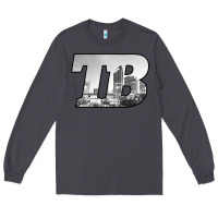 Smoke TB Tampa Bay City Skyline of Tampa Bay, Florida Long Sleeve Tee - longCreatives