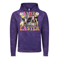 Cloud Purple Happy Easter Heifers Easter Day Vintage Hoodie - CowGirlArtShop