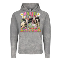 Cloud Rock Happy Easter Heifers Easter Day Vintage Hoodie - CowGirlArtShop
