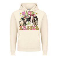 Vintage Artic Happy Easter Heifers Easter Day Vintage Hoodie - CowGirlArtShop