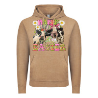 Vintage Coffee Happy Easter Heifers Easter Day Vintage Hoodie - CowGirlArtShop