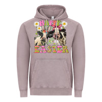 Vintage Zinc Happy Easter Heifers Easter Day Vintage Hoodie - CowGirlArtShop