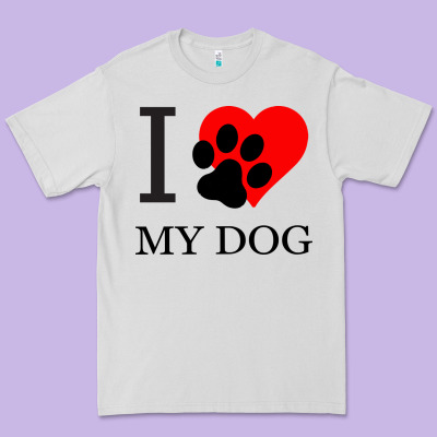 I My Dog Premium Tee Designed By Bettercallsaul