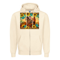 Sandshell cowgirl Zipper Hoodie - Artiststas