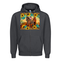 Smoke cowgirl Zipper Hoodie - Artiststas