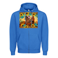 True Royal cowgirl Zipper Hoodie - Artiststas