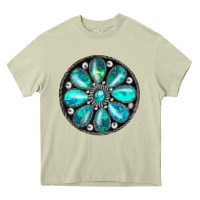 Mossy turquoise gemstone Heavy Core Tee - JahusDesignShop