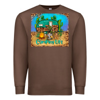 Chestnut camping life tumbler Premium Sweatshirt - BarkalooDesign