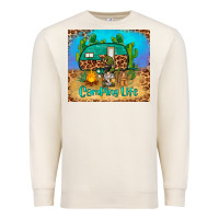 Sandshell camping life tumbler Premium Sweatshirt - BarkalooDesign