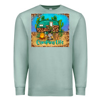 Seafoam camping life tumbler Premium Sweatshirt - BarkalooDesign