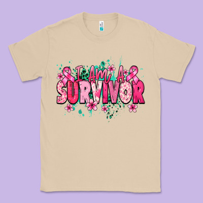 I Am A Survivor Cancer Awareness Classic Tee Designed By Howdyjamesfarm