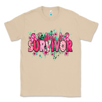 Mushroom I am a survivor Cancer Awareness Classic Tee - HowdyJamesFarm