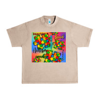 French Oak autism puzzle piece Urban Heavy Tee - CowGirlArtShop