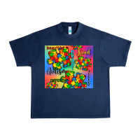 Navy autism puzzle piece Urban Heavy Tee - CowGirlArtShop
