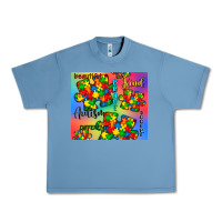 Pebble Blue autism puzzle piece Urban Heavy Tee - CowGirlArtShop
