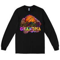 Black basketball grandma Long Sleeve Tee - OliviaCreatesArt