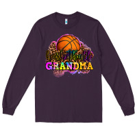 Plum basketball grandma Long Sleeve Tee - OliviaCreatesArt