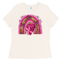 Bone breast cancer rainbow Ladies Tee - NancyCooperArtShop