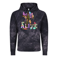 Cloud Black He is alive Easter Day Vintage Hoodie - CowGirlArtShop