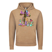 Vintage Coffee He is alive Easter Day Vintage Hoodie - CowGirlArtShop
