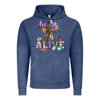 Vintage Denim He is alive Easter Day Vintage Hoodie - CowGirlArtShop