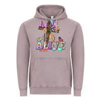 He Is Alive Easter Day Vintage Hoodie | Teevron