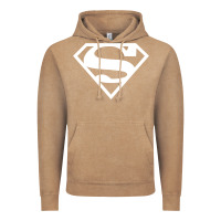 Vintage Coffee Supergirl White & Pink Shield Vintage Hoodie - longCreatives