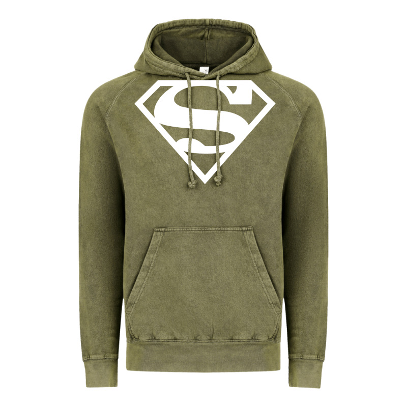 Supergirl White & Pink Shield Vintage Hoodie by longCreatives | Teevron