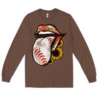 Chestnut Baseball Tongue Long Sleeve Tee - Jasminsmagicworld
