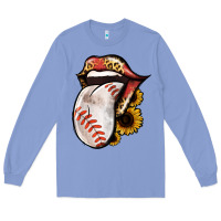 Colony Blue Baseball Tongue Long Sleeve Tee - Jasminsmagicworld