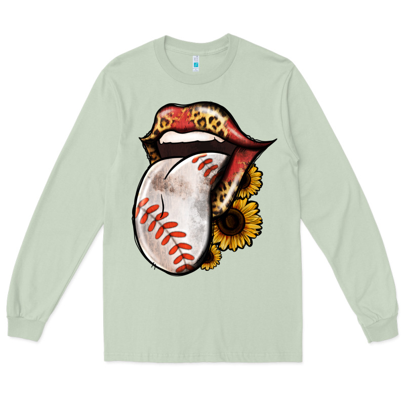Baseball Tongue Long Sleeve Tee by Jasminsmagicworld | Teevron