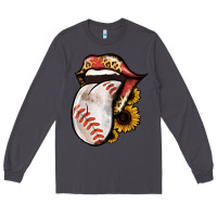 Smoke Baseball Tongue Long Sleeve Tee - Jasminsmagicworld