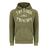 Vintage Olive Tattoos Are Trashy Funny Sarcastic Tattoo Gift Vintage Hoodie - longCreatives