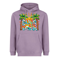 Lavender summer waves and sun Heavyweight Hoodie - BarkalooDesign