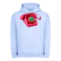 Pigment Grape Ice pink telephone Urban Hoodie - AdoDesignShop