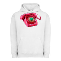 Pigment Lunar Rock pink telephone Urban Hoodie - AdoDesignShop